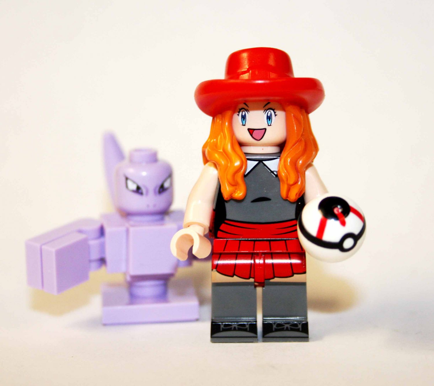 Lego Compatible Serena Pokemon Y and X Cartoon game Custom Minifigure Toys