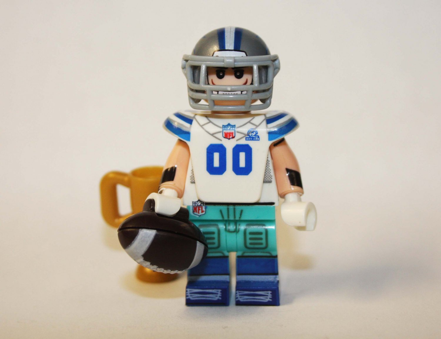 Lego Compatible Dallas Cowboys Football NFL Player V2 Custom Minifigure