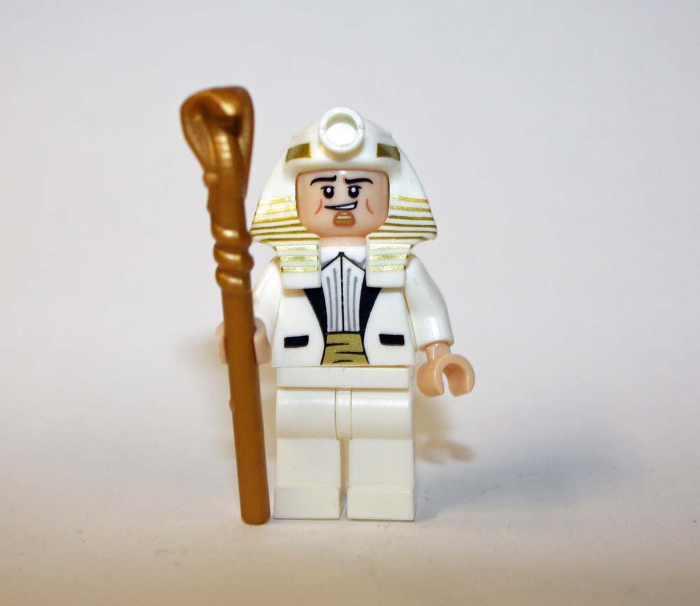 Lego Compatible King Tut Batman Movie White Suit Custom Minifigure Toys