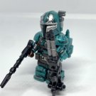 Heavy Mandalorian Minifigure Star Wars Mandalorian Death Watch Warrior (Aqua)