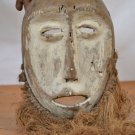 African Tribal Art,lega dance bearded Mask  from shabungu DRC.