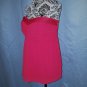Torrid Red Strapless Embellished Top Plus Size L