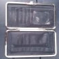 Black Gold Gray Silver Snakeskin Wallet Clutch
