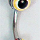 12 Gauge Striped Belly Ring