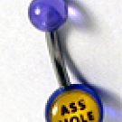 12 Gauge 'Asshole' Belly Ring