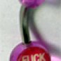 12 Gauge 'Fuck You' Belly Ring