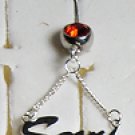 14 Gauge 'Sexy' Dangle Belly Ring