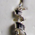 14 Gauge Light Blue Heart Dangle Belly Ring