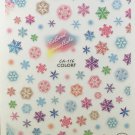 TM Nail Art 3D Decal Stickers Snowflakes Various Colored CA116 or CA116
