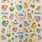 TM Nail Art 3D Decal Stickers Unicorns Rainbow Lollypop Flower Star Heart CA067
