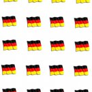 German Flag W Water Transfer  D  NailArt