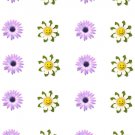 Purple and White Daisies W  Water Transfer  D