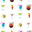 Cocktails  Fruity Drinks W Water Transfer  D  NailArt