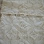 Early Fine Vintage Handmade 2 Pc Crochet Lace Bed Cover Coverlet Bedspread