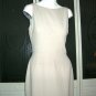 NWOT Unger-Mindel Beige Crepe Formal Evening Gown New Year's Eve Prom Dress Gown