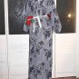 Vintage Japanese Cotton Yukata Kimono Robe Geisha Outfit Dress Costume Bow Socks
