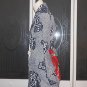 Vintage Japanese Cotton Yukata Kimono Robe Geisha Outfit Dress Costume Bow Socks