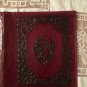 Antique Vintage Embossed Heraldic Italian Leather Book Cover Lion Leaves
