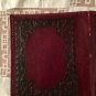 Antique Vintage Embossed Heraldic Italian Leather Book Cover Lion Leaves