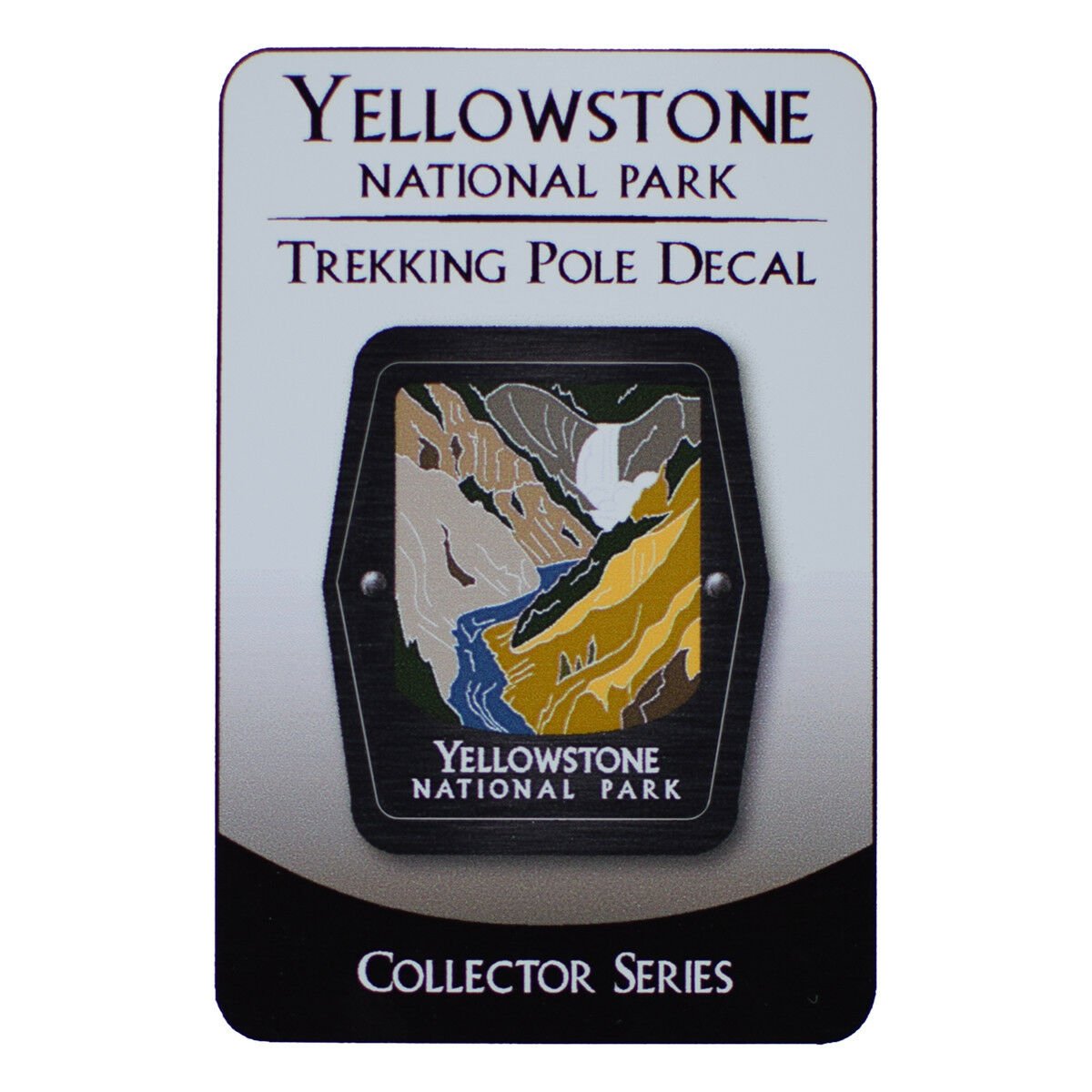 Yellowstone National Park Trekking Pole Decal Yellowstone River