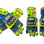 VR46 LEATHER RACING GLOVES HIGH QUALITY REPLICA LEATHER GLOVES