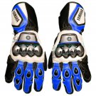 Yamaha Race Pro MotoGP Motorbike Leather Gloves Blue