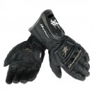 Suzuki Hayabusa Motorbike Leather Racing Gloves Black