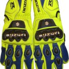 Suzuki Race Pro MotoGp Motorbike Leather Gloves GSX