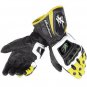 Suzuki Hayabusa MotoGp Motorbike Leather Racing Gloves yellow