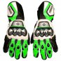 Yamaha Race Pro MotoGP Motorbike Leather Gloves Green
