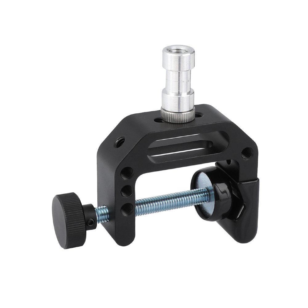 KAYULIN Robust C Clamp With 1/4" & 3/8" Male & Female Thread Screw Mounting Points (Universal Type )