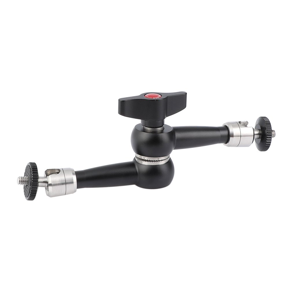 Articulated Magic Arm With Double 1/4" Thread Screw Mounts For Extending Camera Accessories C2468