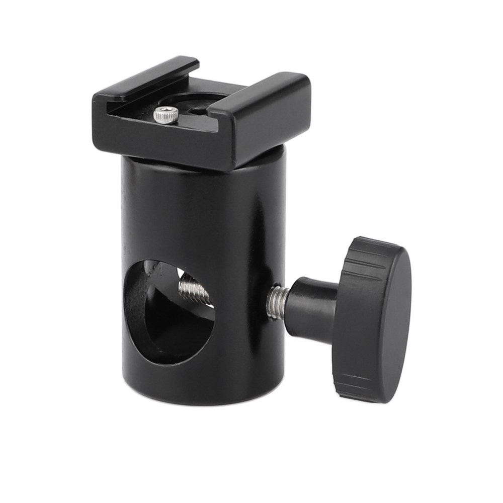 KAYULIN Light Stand Head With Cold Shoe Mount Adapter C2418