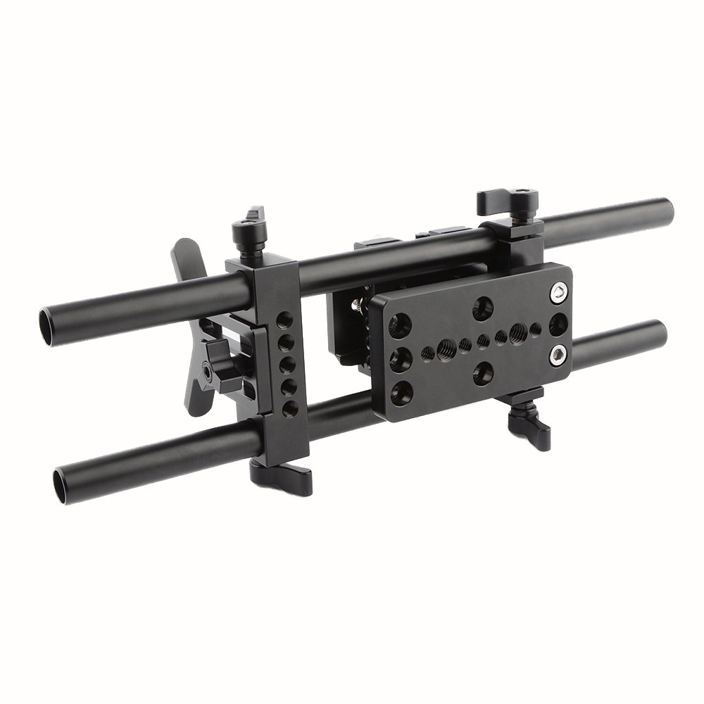 DSLR Shoulder Mount Support Rig With Manfrotto Quick Release Plate