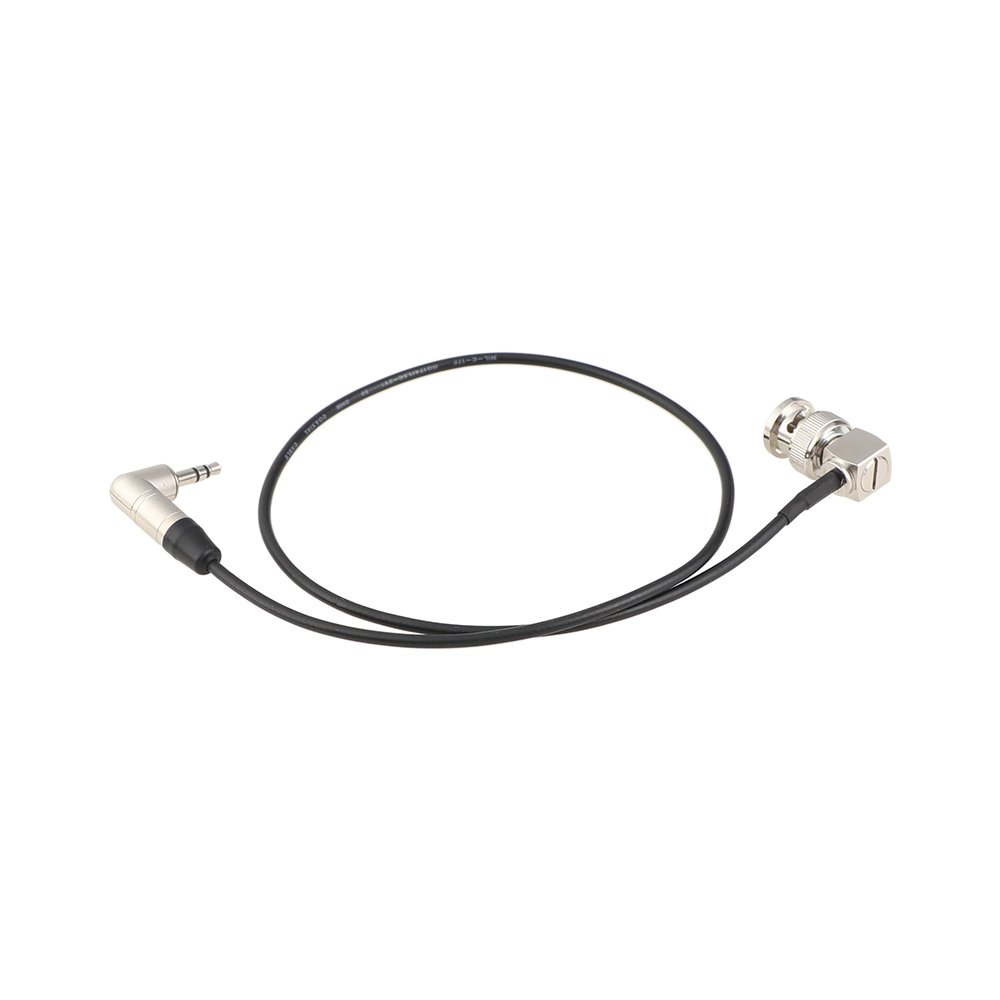 KAYULIN Right-angle BNC to 3.5mm Mini Jack Timecode Cable Item Code: C2385