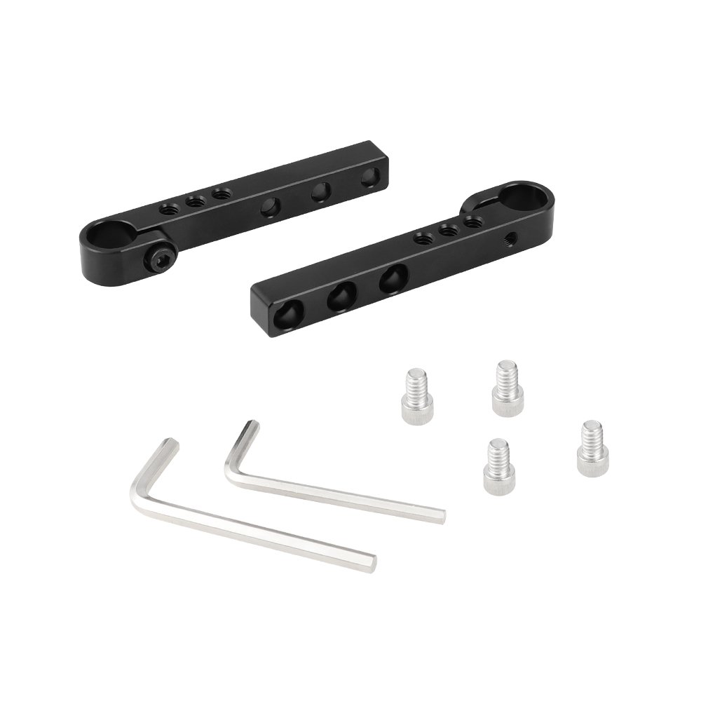 106mm Aluminum Cross Bar Replacement Part With 15mm Single Rod Adapter For Camera Cage RigC2339