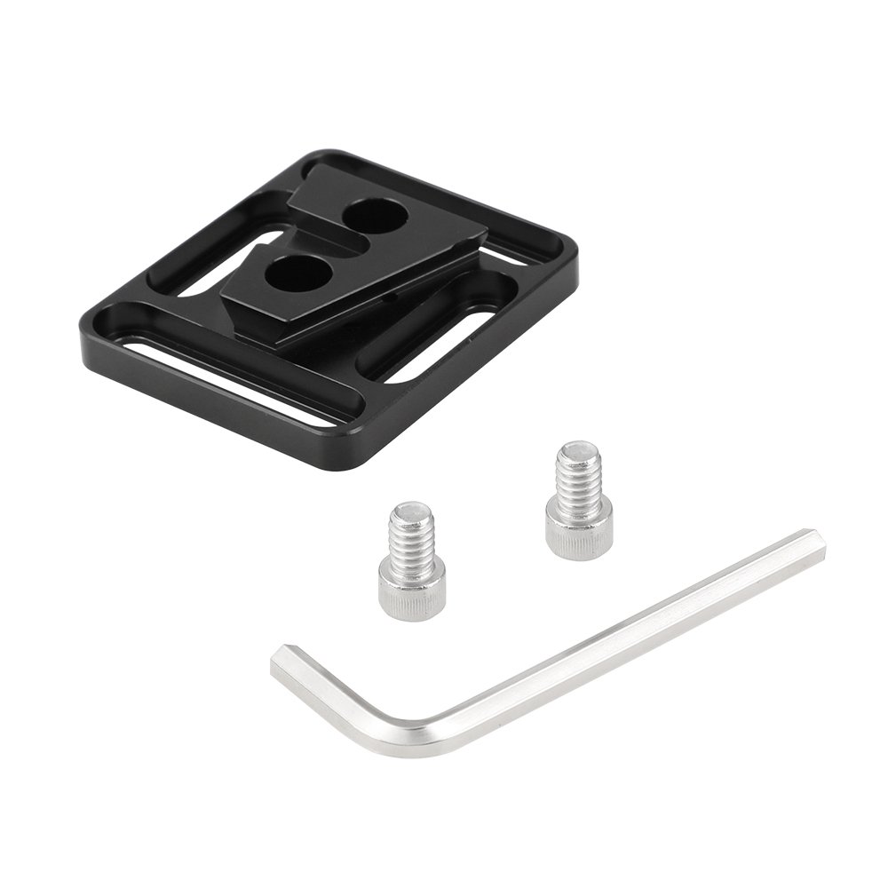 Quick Release Male V Lock Wedge Mount + Base Plate With 1/4