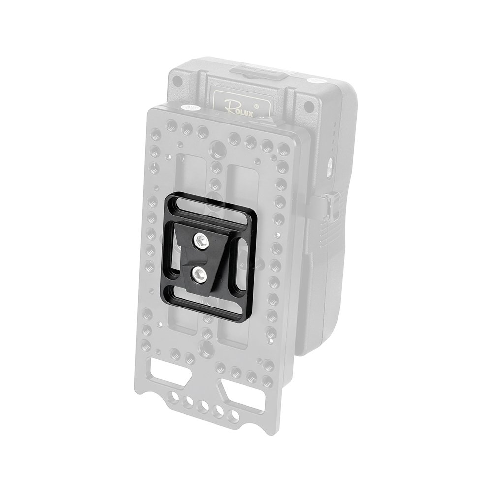 Quick Release Male V Lock Wedge Mount + Base Plate With 1/4"20