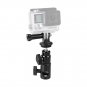 1/4"-20 Ball Head Holder + Light Stand Head + GoPro Monopod Mount Adapter For HD HERO 1 2 3 4 C2294