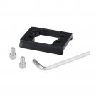 Manfrotto Style Quick Release Base Plate Adapter With 1/4" Mounting Points For Camera Cage Rig C2287