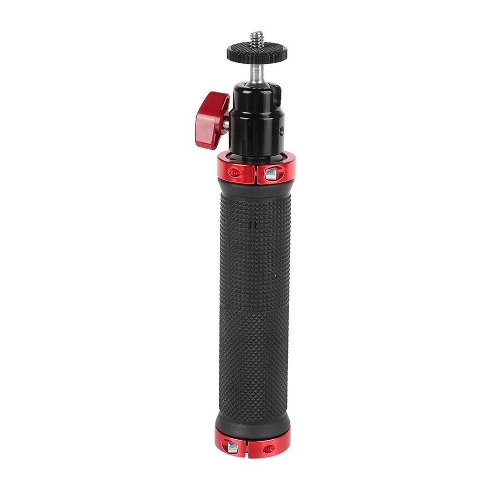 KAYULIN Rubber Hand Grip With 1/4" Ball Head Mount For Photographic Accessory (Red) C2257