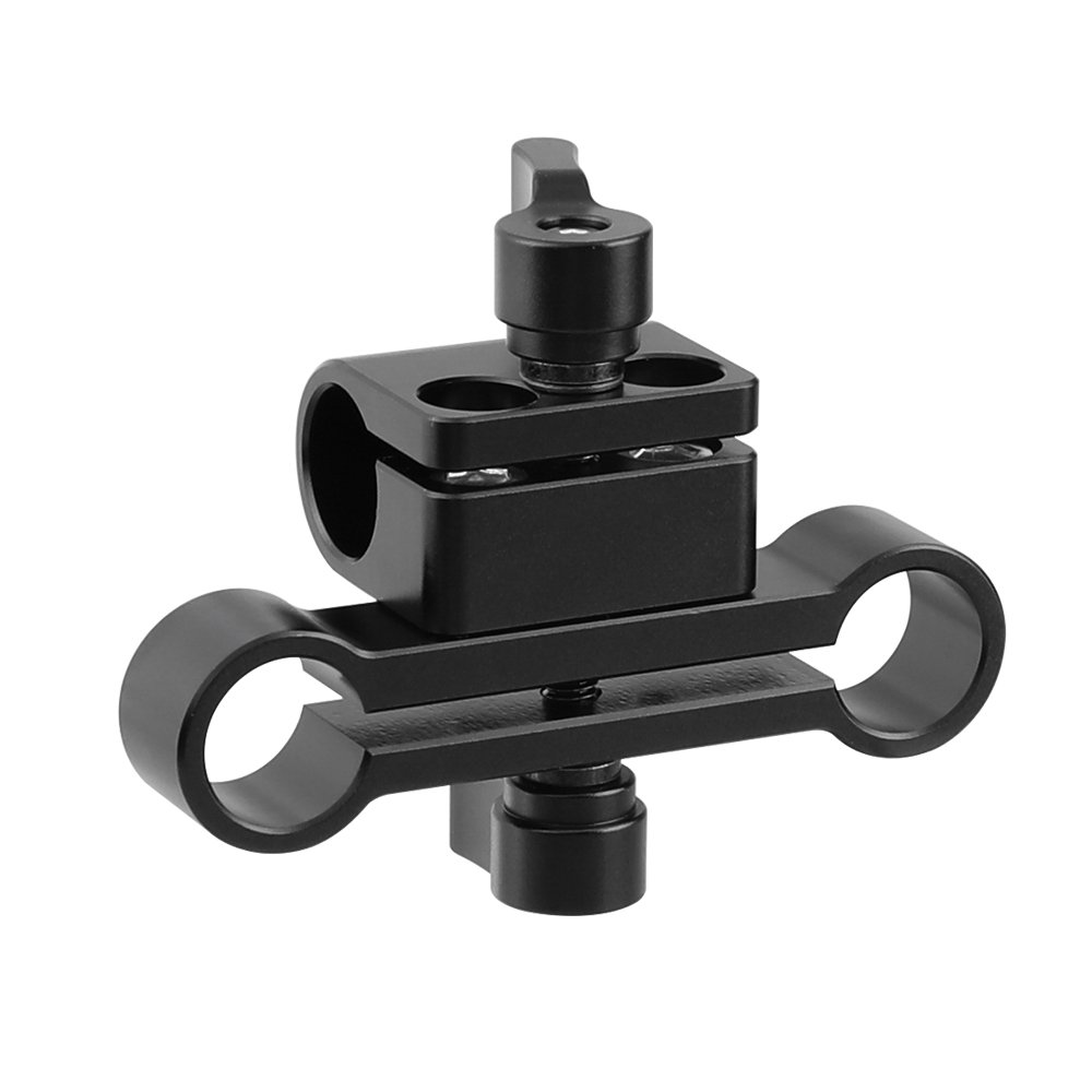 KAYULIN 15mm Single Rod Clamp & Dual Rod Clamp Adapter With Ratchet ...