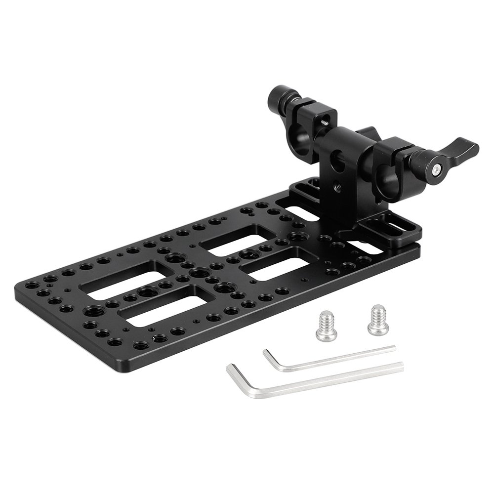 KAYULIN Battery Backboard Cheese Plate With 360° Swivel 15mm Rod Clamp