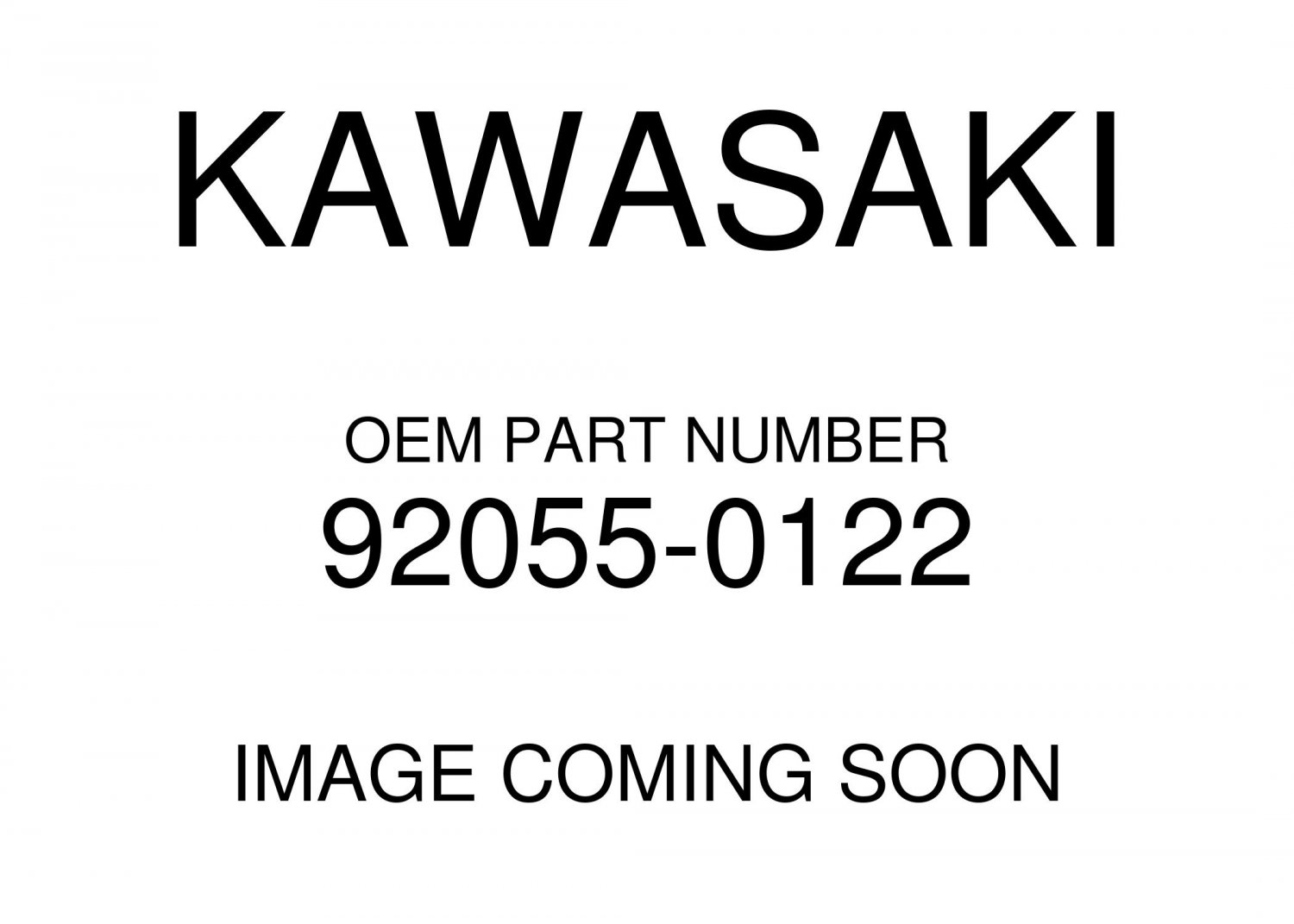 Kawasaki O-ring 92055-0122