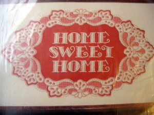 HOME SWEET HOME CHAINSTITCHING KIT BY CHARMIN