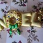 Noel Signed Christmas Pin Signed by JJ