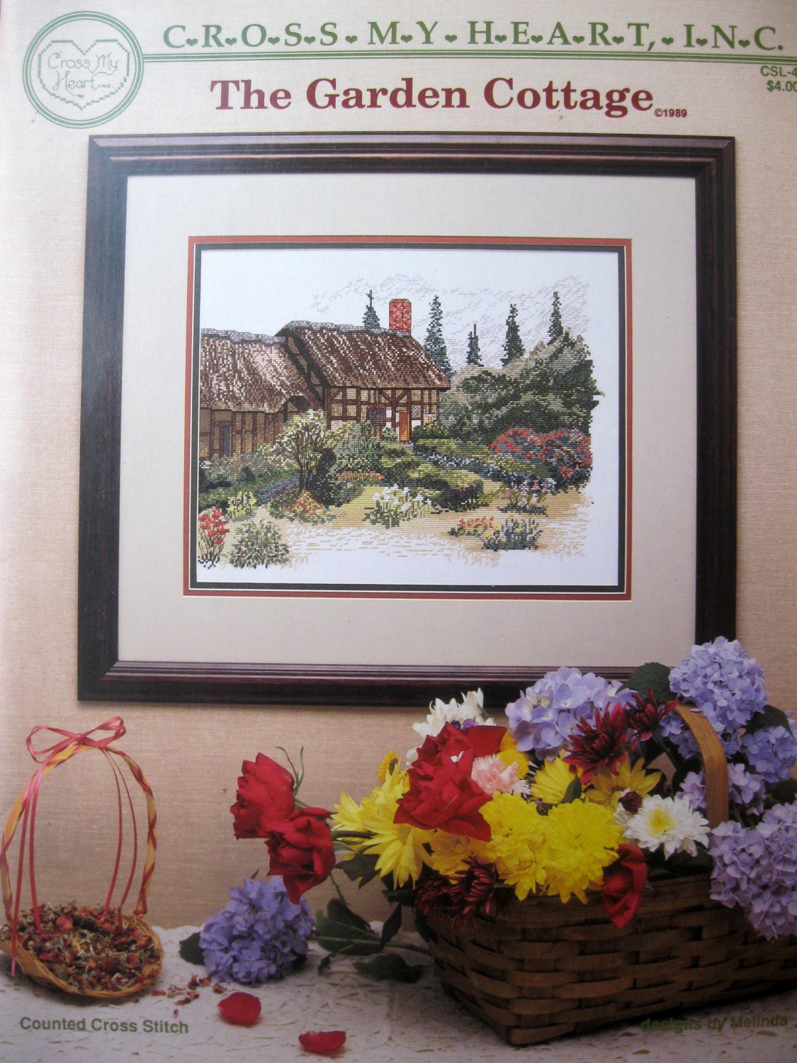 The Garden Cottage Cross Stitch Pattern