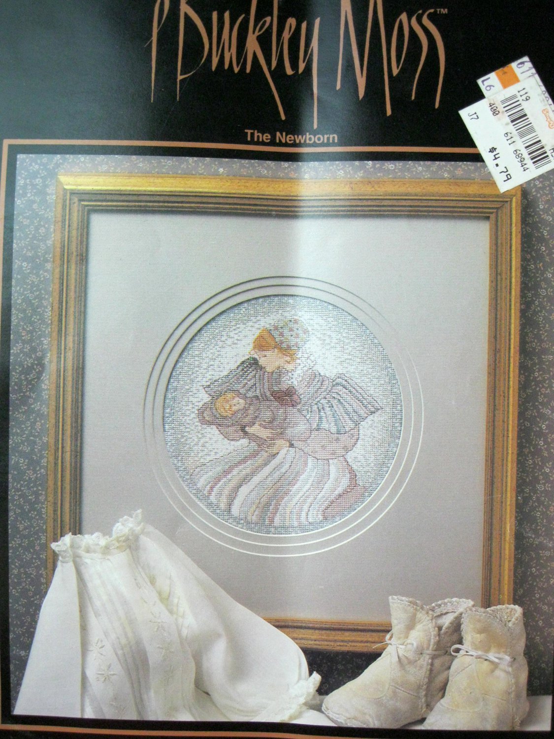 P Buckley Moss : The Newborn (Leaflet 110) Cross Stitch