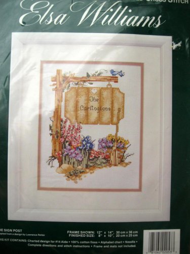 Elsa Williams Cross Stitch Kit The Sign Post
