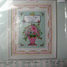 Bucilla Cross Stitch Kit Flowers Bloom in Love 5" x 7"